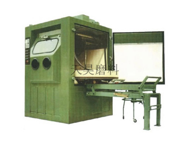 五槍自動轉(zhuǎn)臺式液體噴砂機